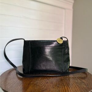 Vintage Brahim Leather crossbody Bag by